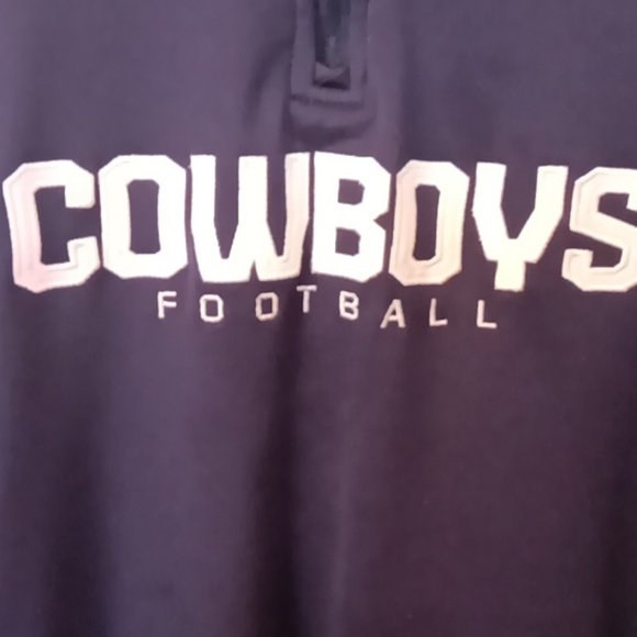 Cowboys Football Navy Pullover - Picture 3 of 7